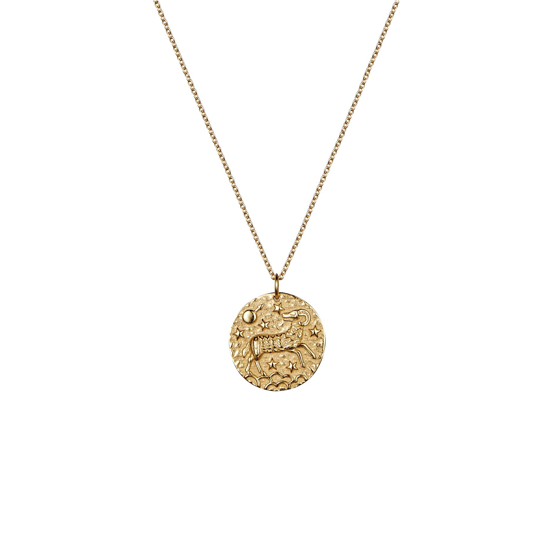 Rose gold sale aries necklace