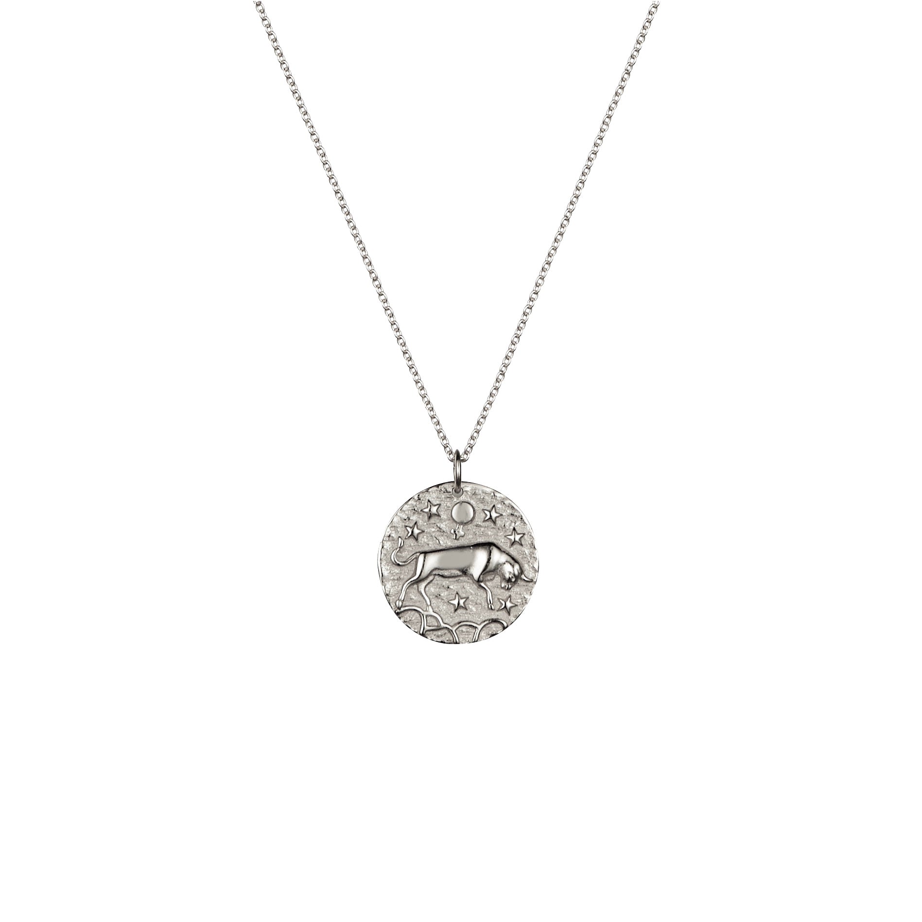 Taurus deals necklace silver