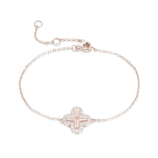 TUSCANY CLOVER ROSE GOLD BRACELET